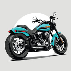 Obraz premium motorbike vector for graphic design