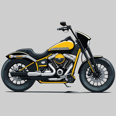 Obraz premium motorbike vector for graphic design