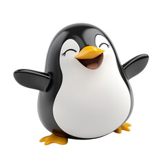 Obraz premium penguin 3d cute