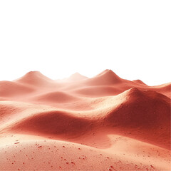 Fototapeta premium photo 3D cartoon a cute red Mars landscape