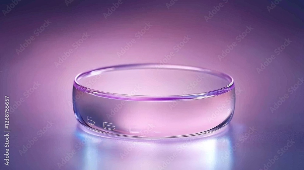 Poster laboratory experiment petri dish science laboratory close-up image minimalistic environment creative
