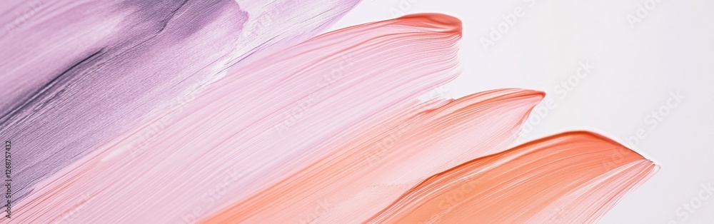 Leinwandbilder Soft pencil strokes blend softly with overlapping colors in a delicate study of art techniques and hues