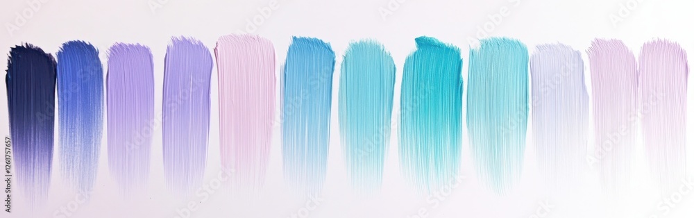 Poster soft pencil strokes create a gradient of pastel colors blending seamlessly across the canvas