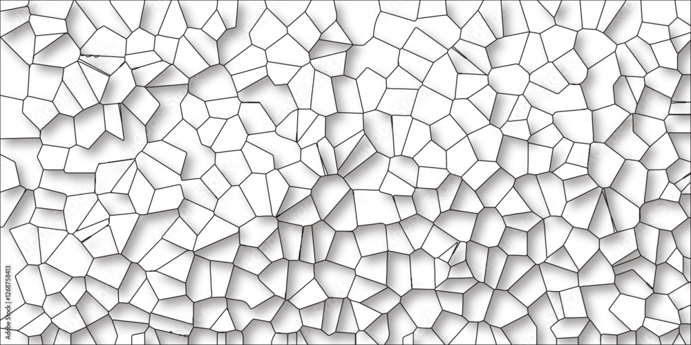 Aufkleber abstract colorful background with triangles mosaic pattern vector backdrop with hexagons.3d retro wh