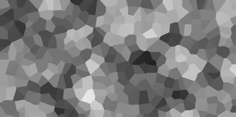 Abstract mosaic polygonal and tiles wallpaper background. Black & white broken quartz stained glass & seamless pattern vintage background. Light gray and white Broken Stained Glass Background with Whi