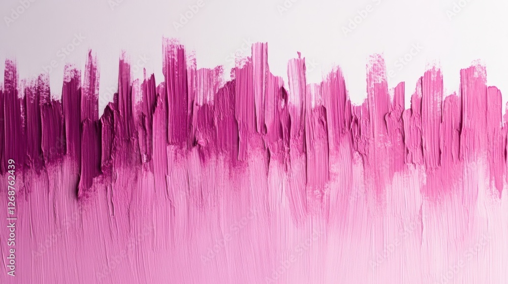 Poster Exploring the beauty of abstract pencil strokes with a smooth gradient transition in soft pink tones