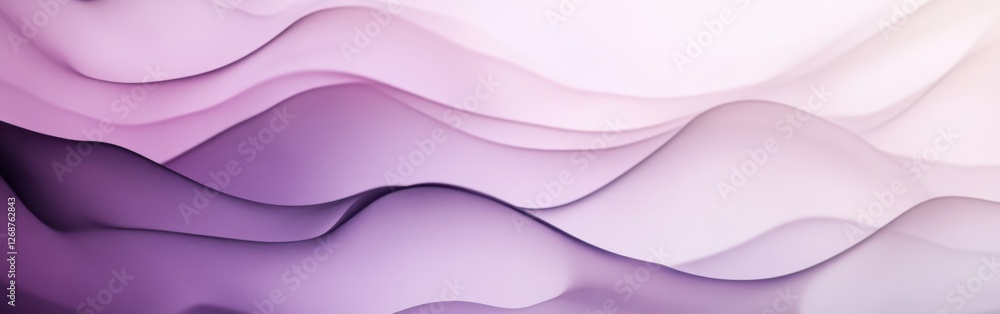 Leinwandbilder abstract pattern featuring muted lavender tones creating a serene, flowing design with layered textu