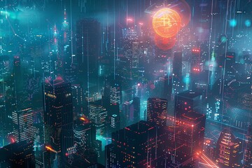 Fototapeta premium Crypto concept