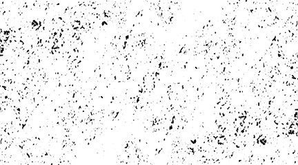 Dirty monochrome pattern of the old worn surface. Grunge background of black and white. Abstract illustration texture of cracks, chips, dot.