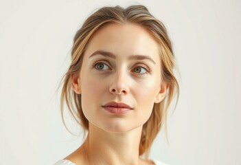 Naklejka premium Natural light portrait of a woman