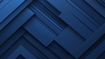 Abstract blue geometric design, overlapping layers, digital background, website banner