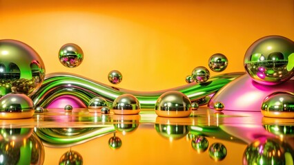 Obraz premium Abstract Colorful Spheres Background