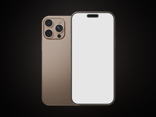 3D rendered smartphone for mockup