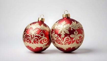 christmas ball, isolated on white background