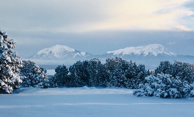 The Spanish Peaks are a pair of prominent mountains located in southwestern Huerfano County,...