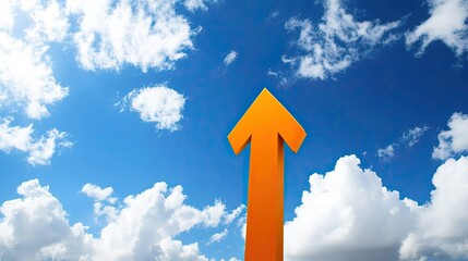 Fototapeta premium A financial stock chart showing upward movement with a focus on growth trends, representing a successful investment portfolio
