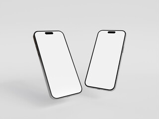 3D rendered smartphone for mockup