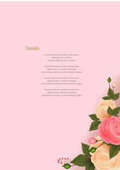 Beautiful wedding invitation cards