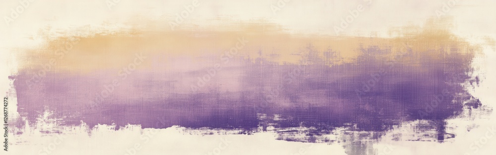 Poster subtle gradient display of pencil strokes showcasing artistry in soft hues of purple and yellow