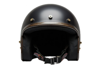 Close up of vintage helmet.