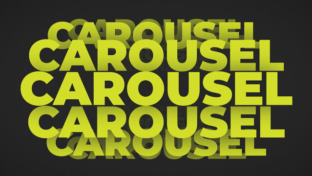 Carousel Text Widget Animation