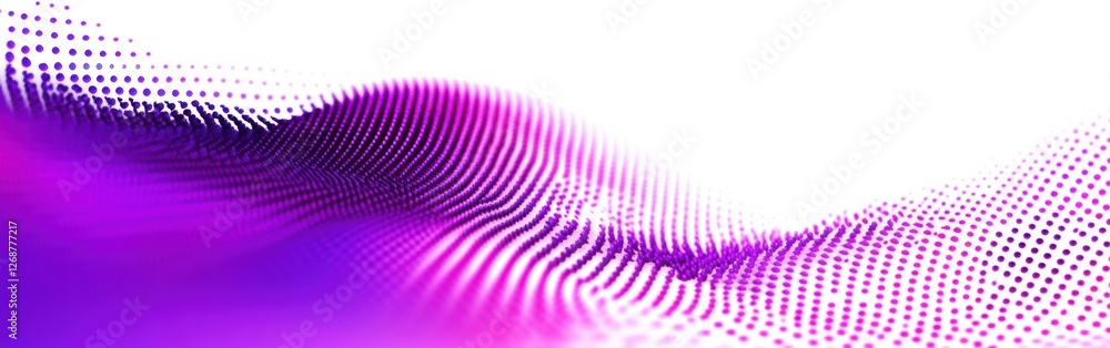 Poster Magenta gradients blending into electric hues create a vibrant and dynamic visual experience in a digital landscape