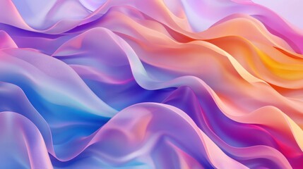 Obraz premium A mesmerizing liquid fluid art background with flowing colors and 3D depth. for creative design.