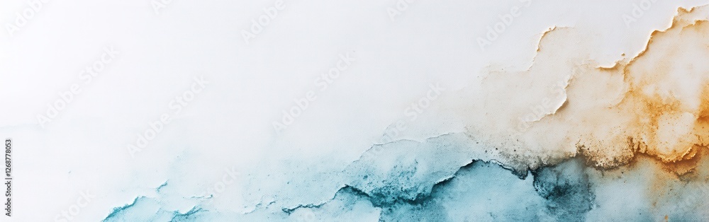 Aufkleber Minimalist white canvas with subtle pencil detailing creating an abstract texture