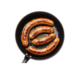 Sausage isolated on white background 