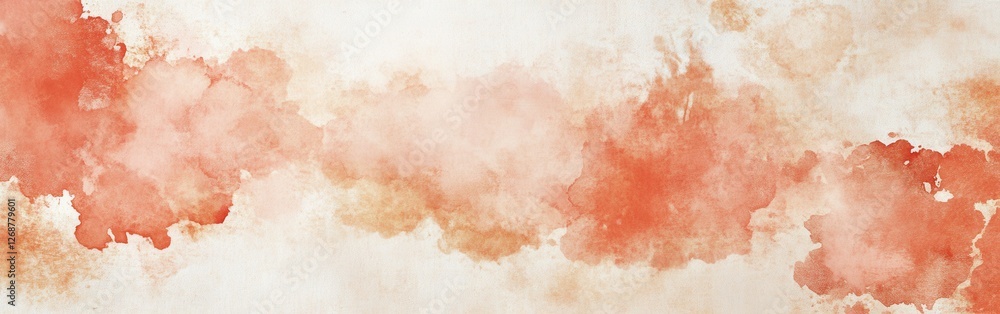 Poster Elegant muted coral strokes create a serene and artistic backdrop perfect for various decor styles and artistic expressions