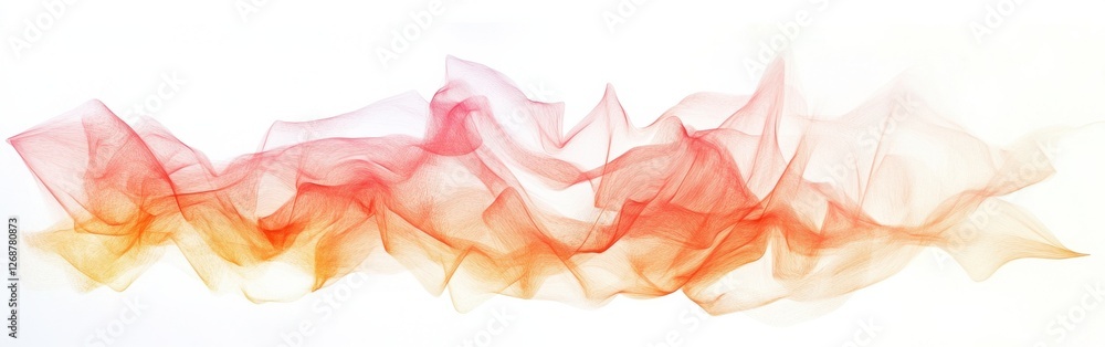 Poster intricate abstract pencil strokes create a captivating gradient with soft light transitions
