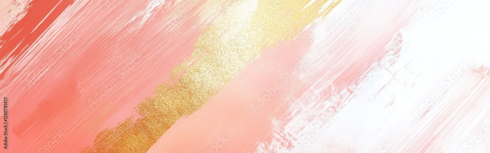 Poster Soft abstract background with pencil strokes in warm tones showcasing artistic expression and texture