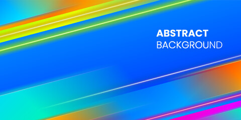 Abstract background with colorful stripes. Copy space. Stock vector illustration.