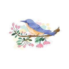 Bird illustration design