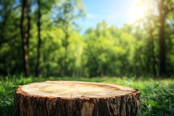 Fototapeta premium stump in the forest