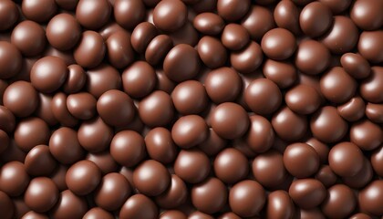 Fototapeta premium chocolate Callets background. Close up photo