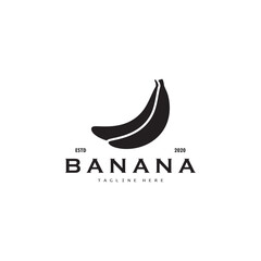 banana tree and banana logo