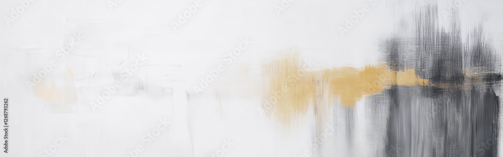 Leinwandbilder minimalist white canvas art with soft pencil strokes creating a serene visual experience in a contem