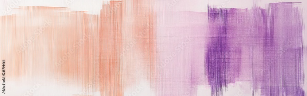 Poster Minimalist pencil strokes wash with fragmented hues creating a soft artistic expression in blended colors
