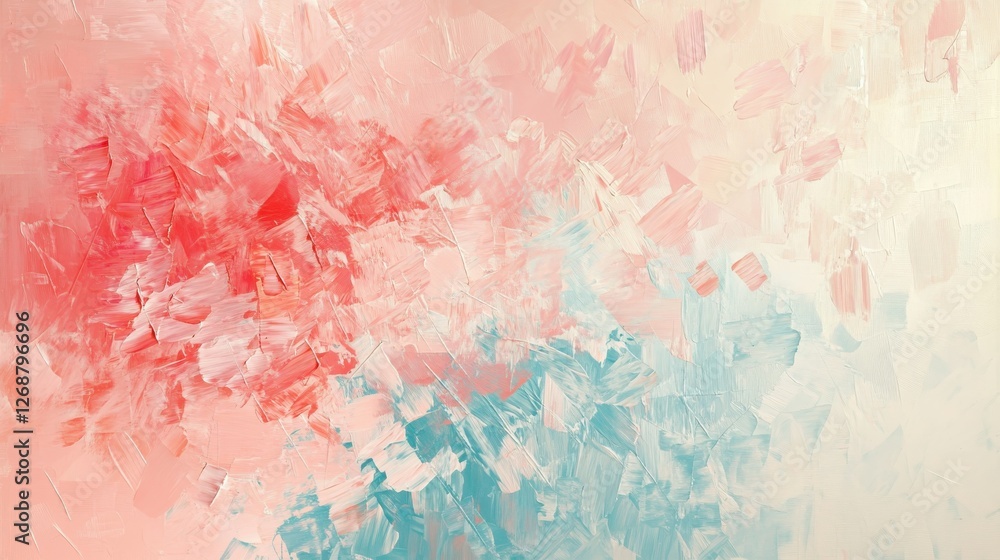 Poster Exploration of fragmented pencil strokes in abstract grids conveying dynamic emotions and colors