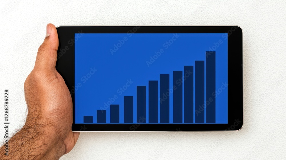 Aufkleber analyzing growth trends with data visualization tools