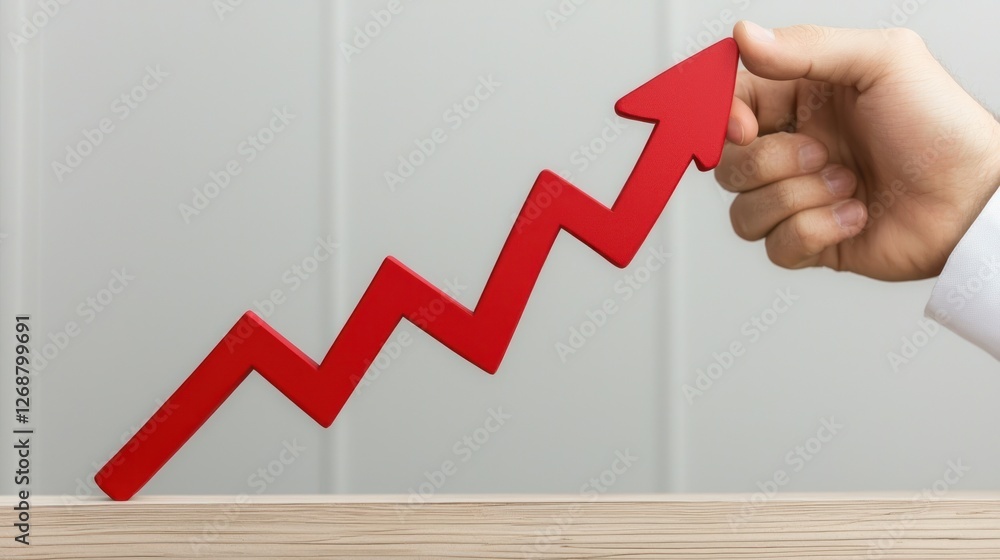 Poster understanding growth trends through visual data representation