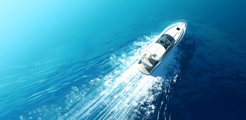 Fototapeta premium water jet ski