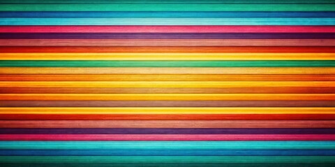 Vibrant horizontal stripes on a gradient background , texture overlay