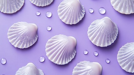 air bubbles in transparent liquid in colorful pink neon light