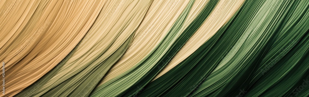 Poster abstract gradient of pencil strokes transitioning from light beige to deep green with subtle texture