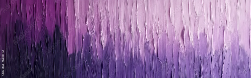 Aufkleber Pencil strokes create an abstract gradient transitioning from deep purple through soft lavender to light pink hues