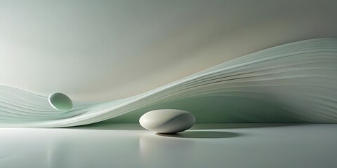 Abstract White Forms on Smooth Surface