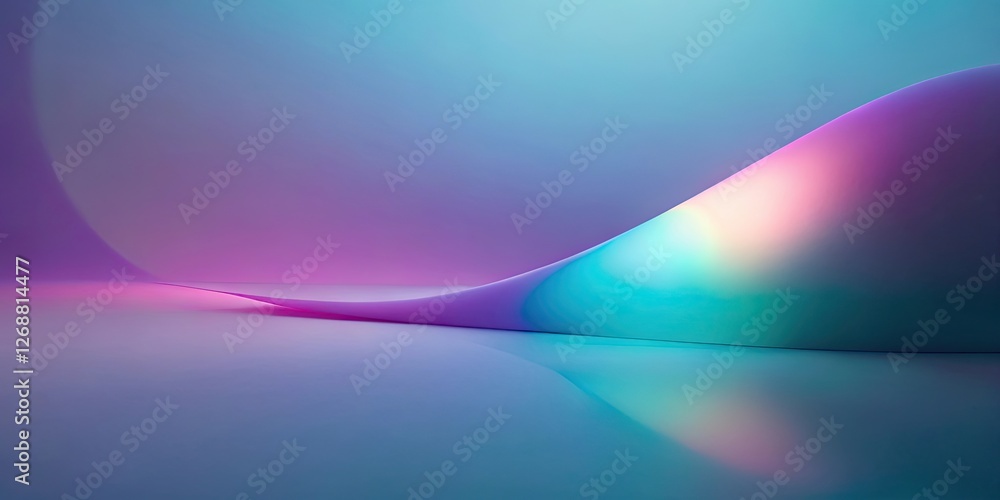 Poster abstract gradient curve background