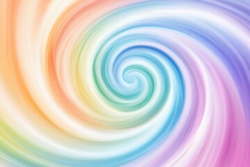 Pastel rainbow spiral vortex background design